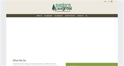 Desktop Screenshot of exploreandgrow.org
